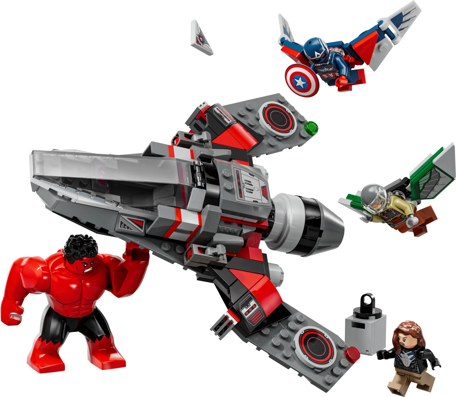 LEGO® Super Heroes Marvel: Captain America vs. Red Hulk Battle 76292 - Image 2
