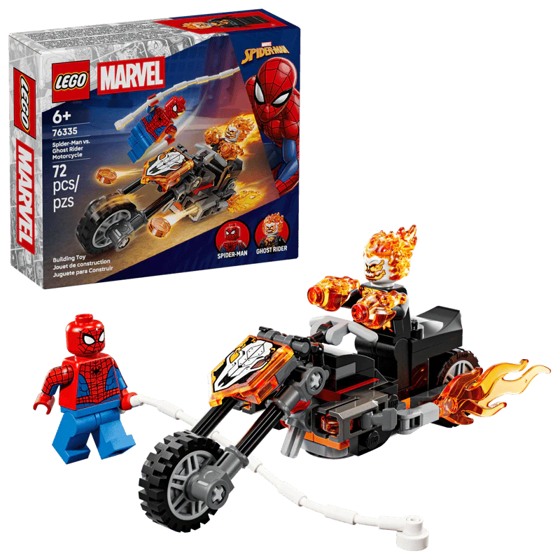 LEGO Super Heroes Marvel: Spider-Man vs. Ghost Rider Motorcycle