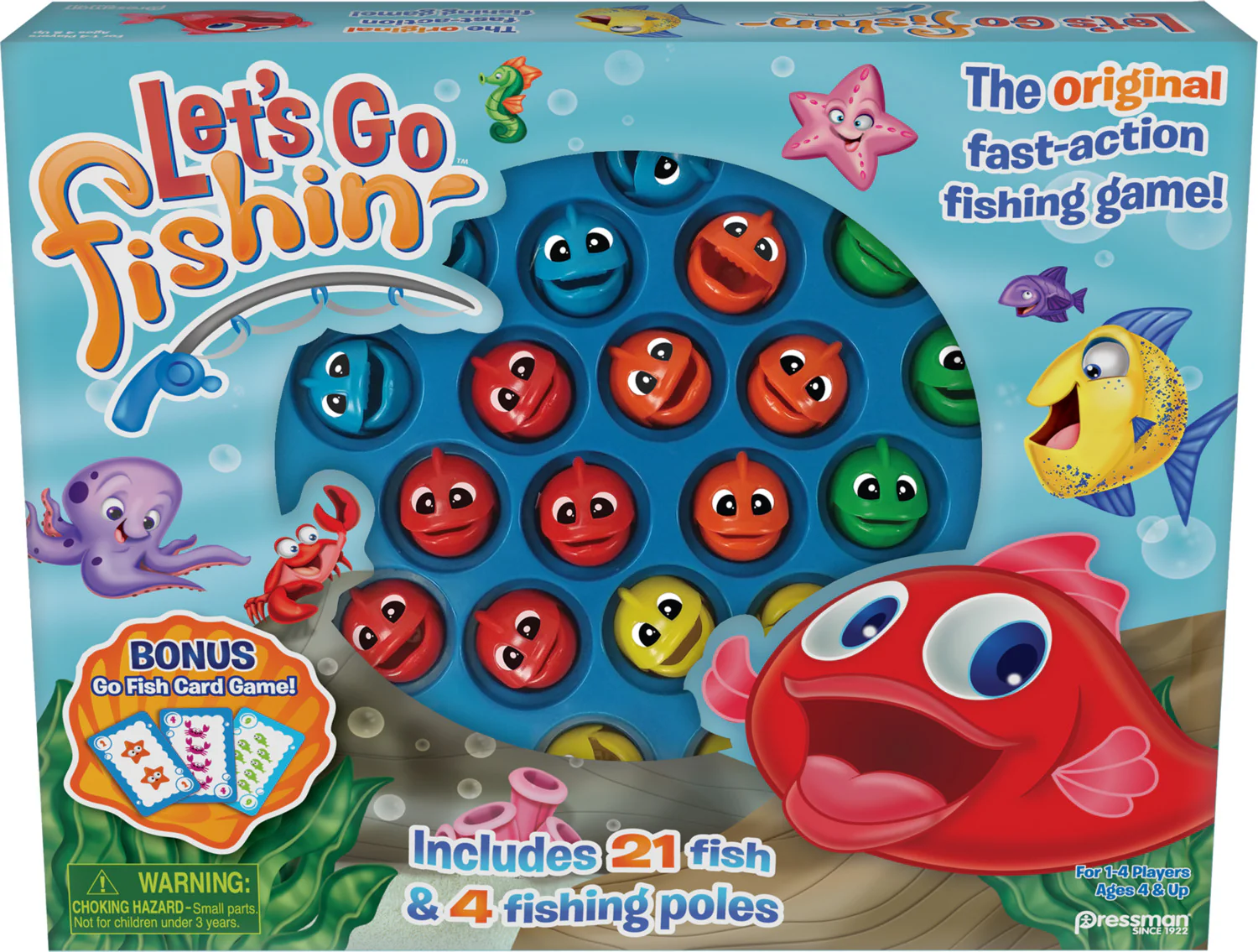 Let's Go Fishin' Combo Game (With Bonus Go Fish Card Game) - Image 2