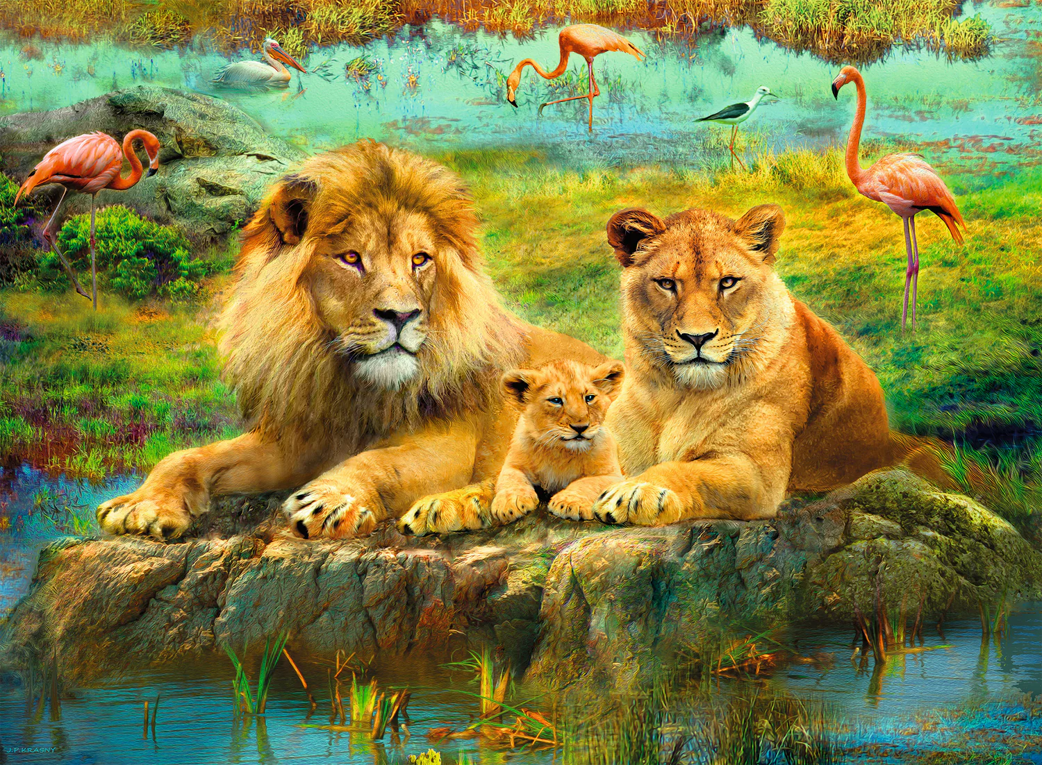 Lions in the Savanna - Image 2