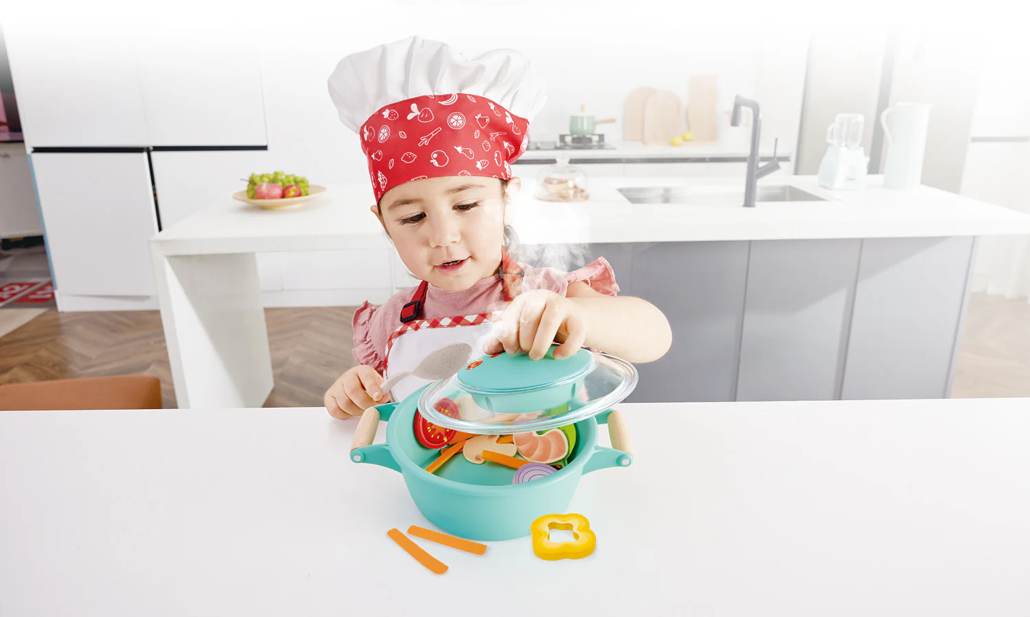 Little Chef Cooking & Steam Playset - Image 2