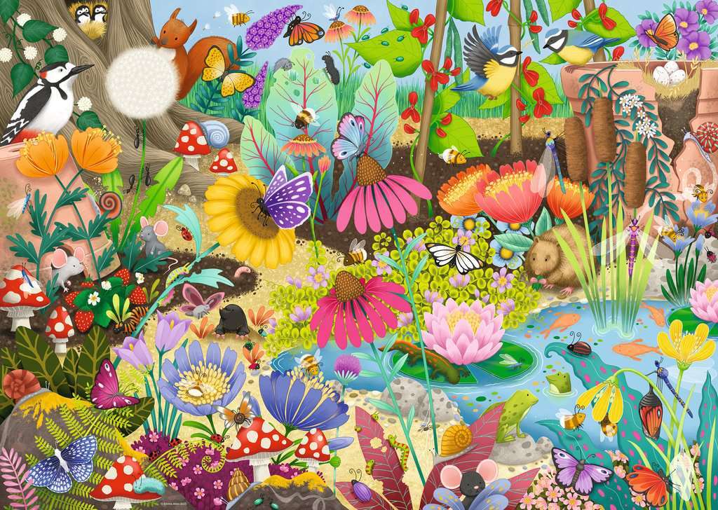 Little Garden World 1000 Pc Puzzle - Image 2
