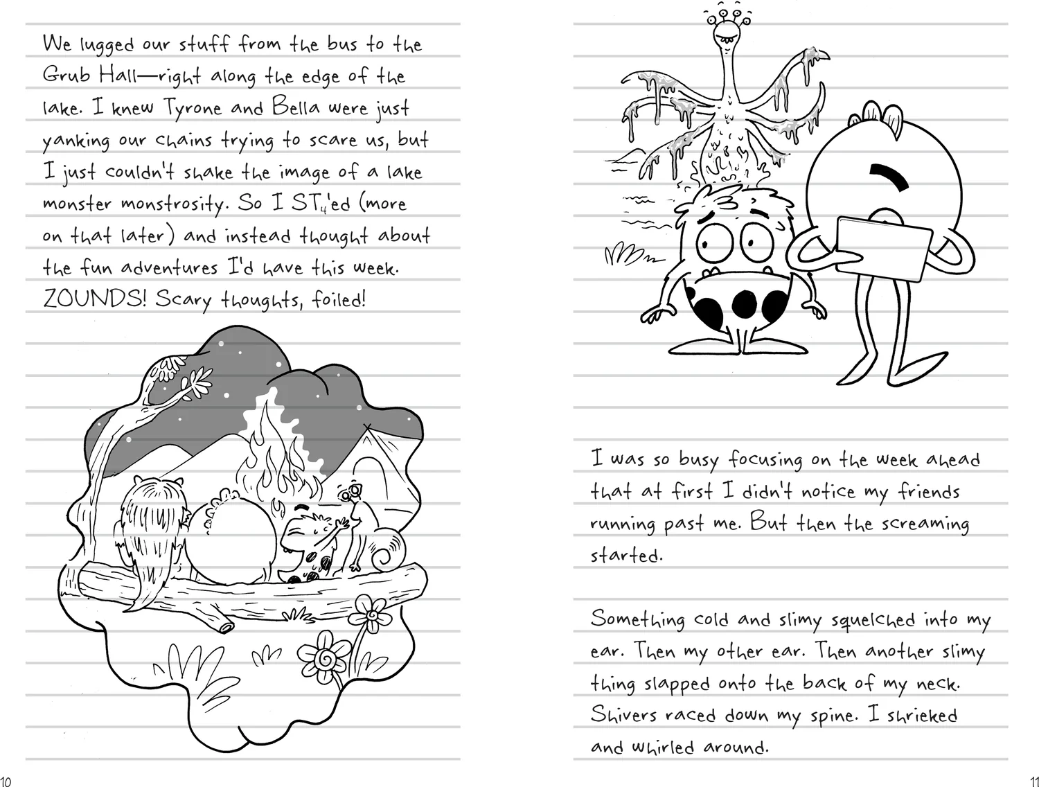 Marvin's Monster Diary 3: Trouble with Friends (But I Get By, Big Time!) An ST4 Mindfulness Book for Kids - Image 4