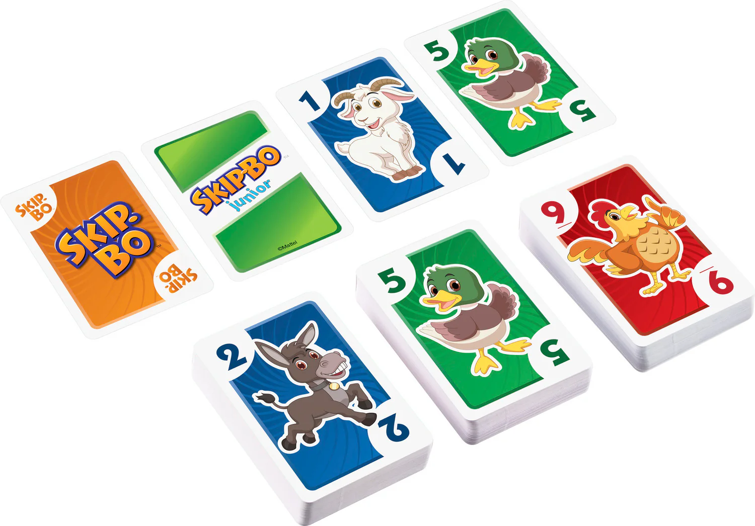 Mattel Skip-Bo Jr. Card Game - Image 2