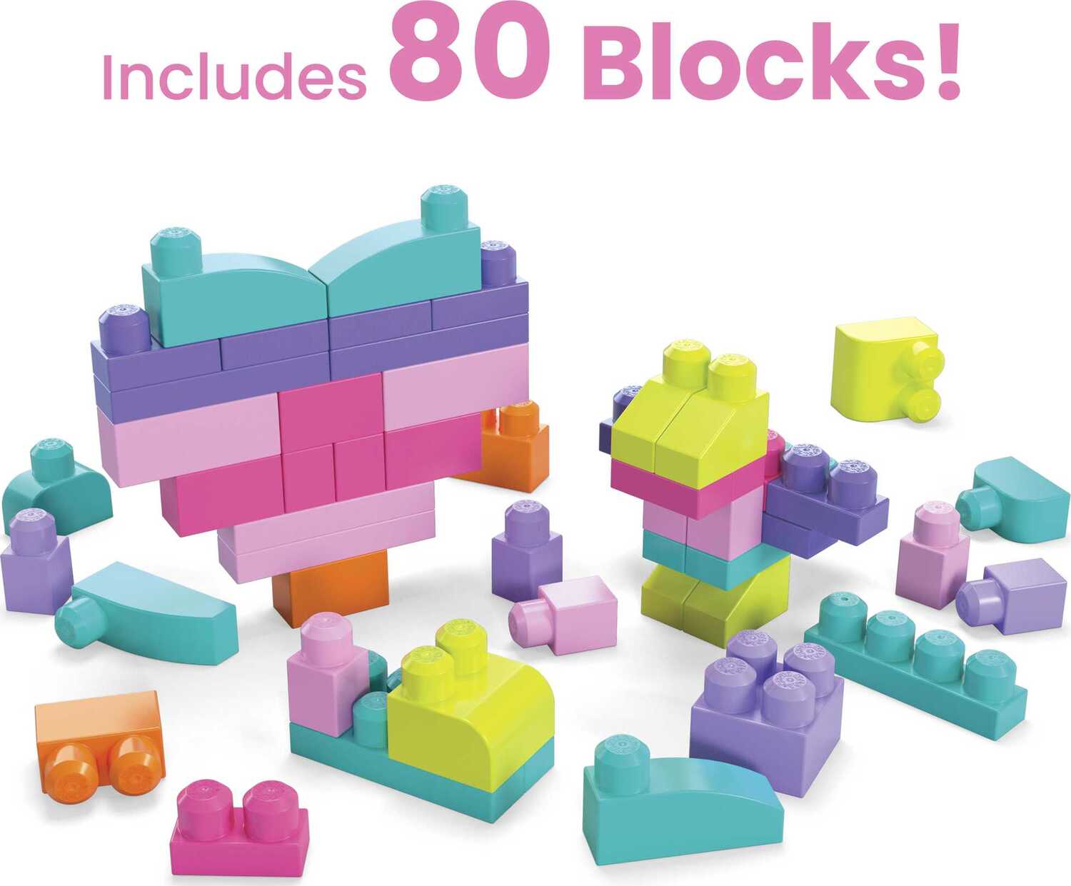 Mega Bloks First Builders Big Building Bag Pink - Image 2