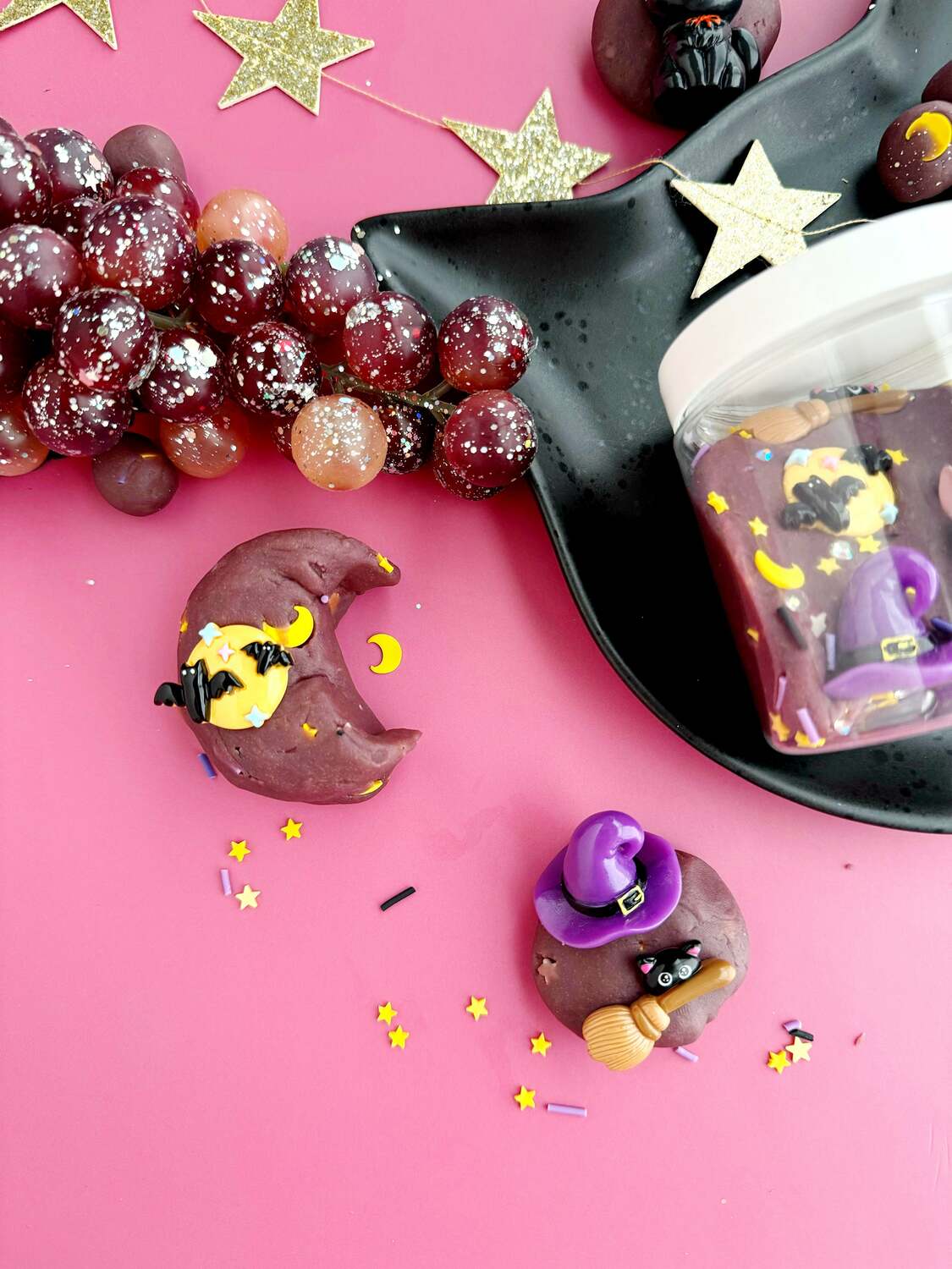 Meow-gical Halloween (Sour Grape) Mini Dough-To-Go - Image 2
