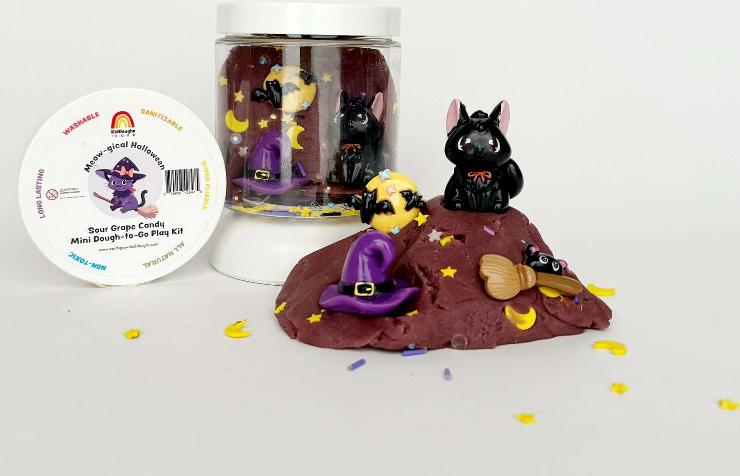 Meow-gical Halloween (Sour Grape) Mini Dough-To-Go - Image 4