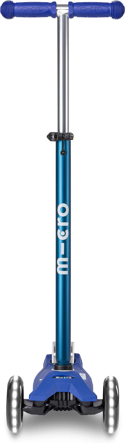 Micro Maxi Deluxe LED Scooter - Blue/White - Image 2
