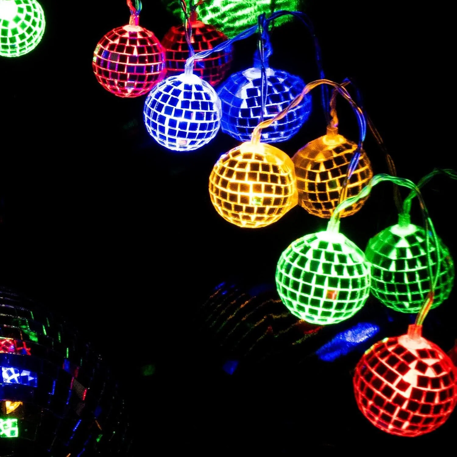 Mirror Ball String Lights - Image 4
