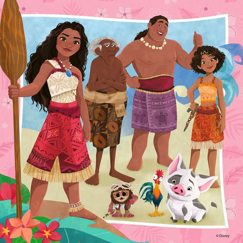Moana 2 Off To New Adventures 3x49 pc Puzzle - Image 3