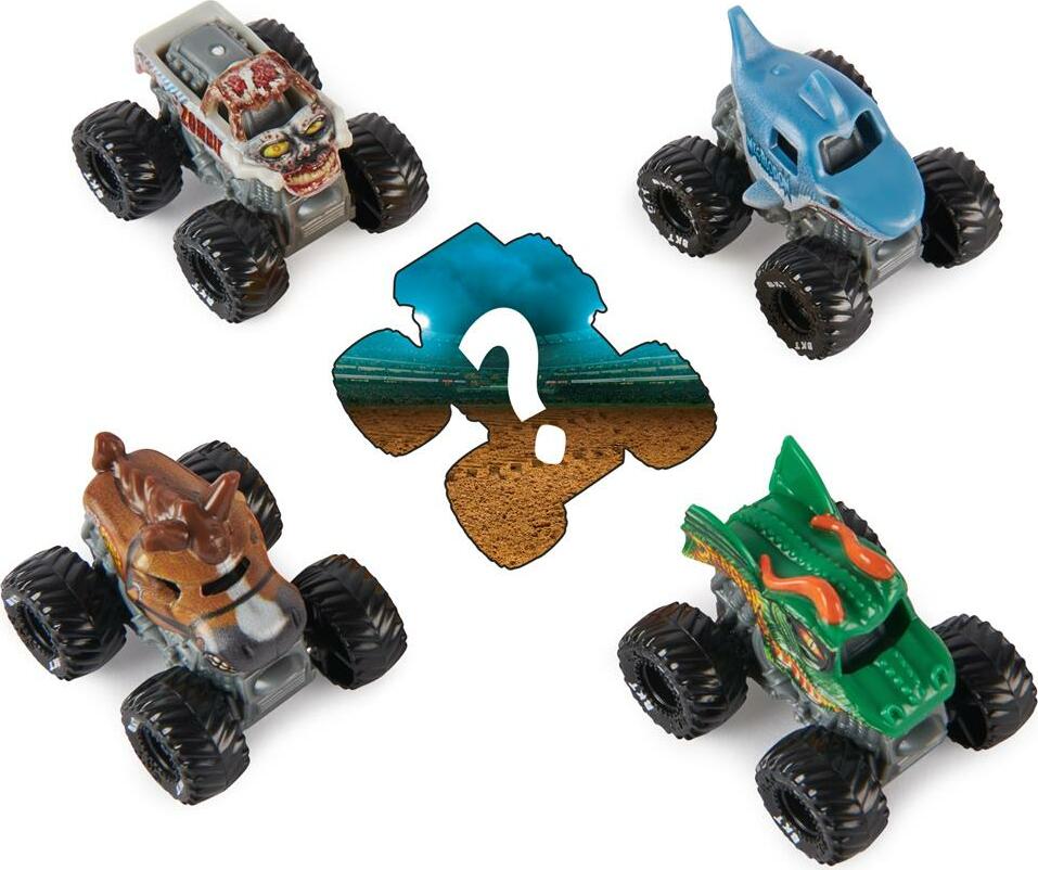 Monster Jam - Official Mini 5-Pack with Mystery Collectible Monster Truck - 1:87 Scale - Image 2