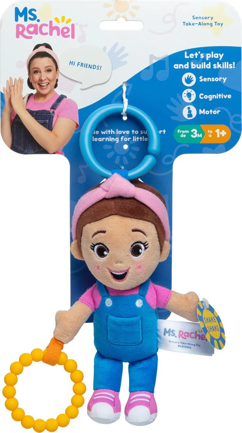 Ms Rachel Take A long Sensory Toy