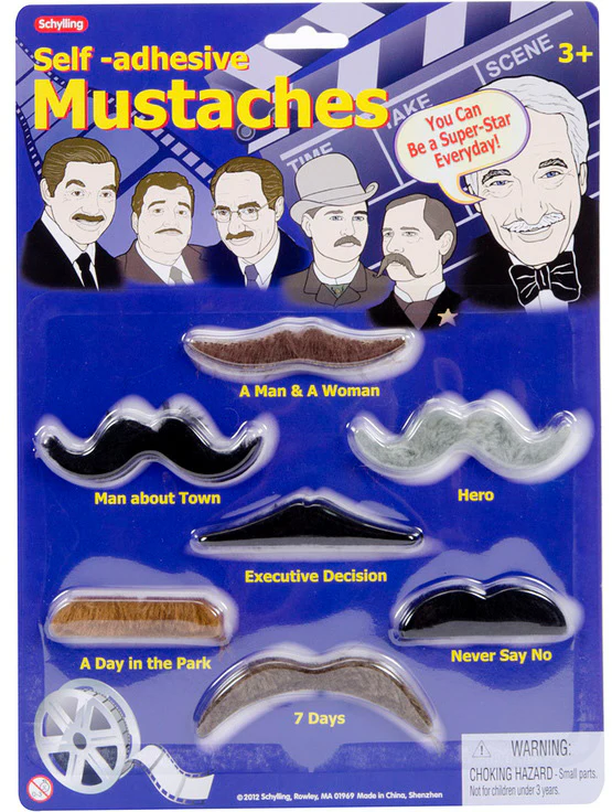 Mustaches  (Self Adhesive)