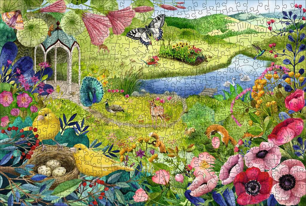 Nature Garden (500 pc Wooden Puzzles) - Image 2