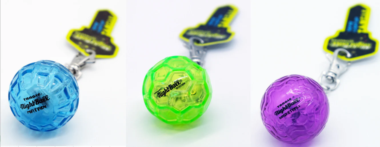 Tangle NightBall Keychains - Assorted Colors (each sold individually) - Image 5