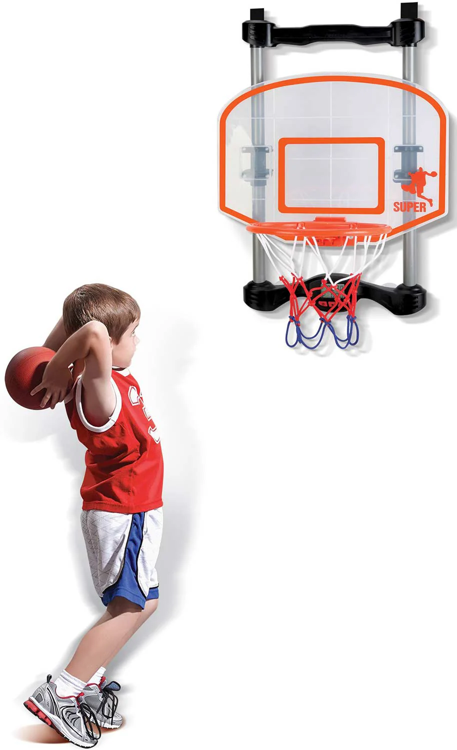 NSG Over the Door Basketball - Black/Orange/Clear - Image 3