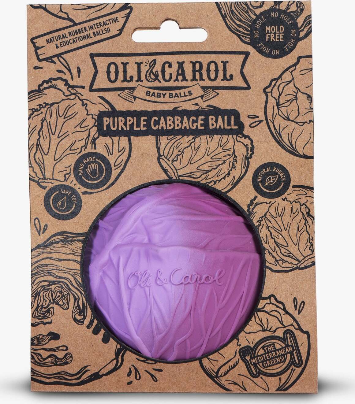 OLI&CAROL Purple Cabbage Baby Ball - Image 2