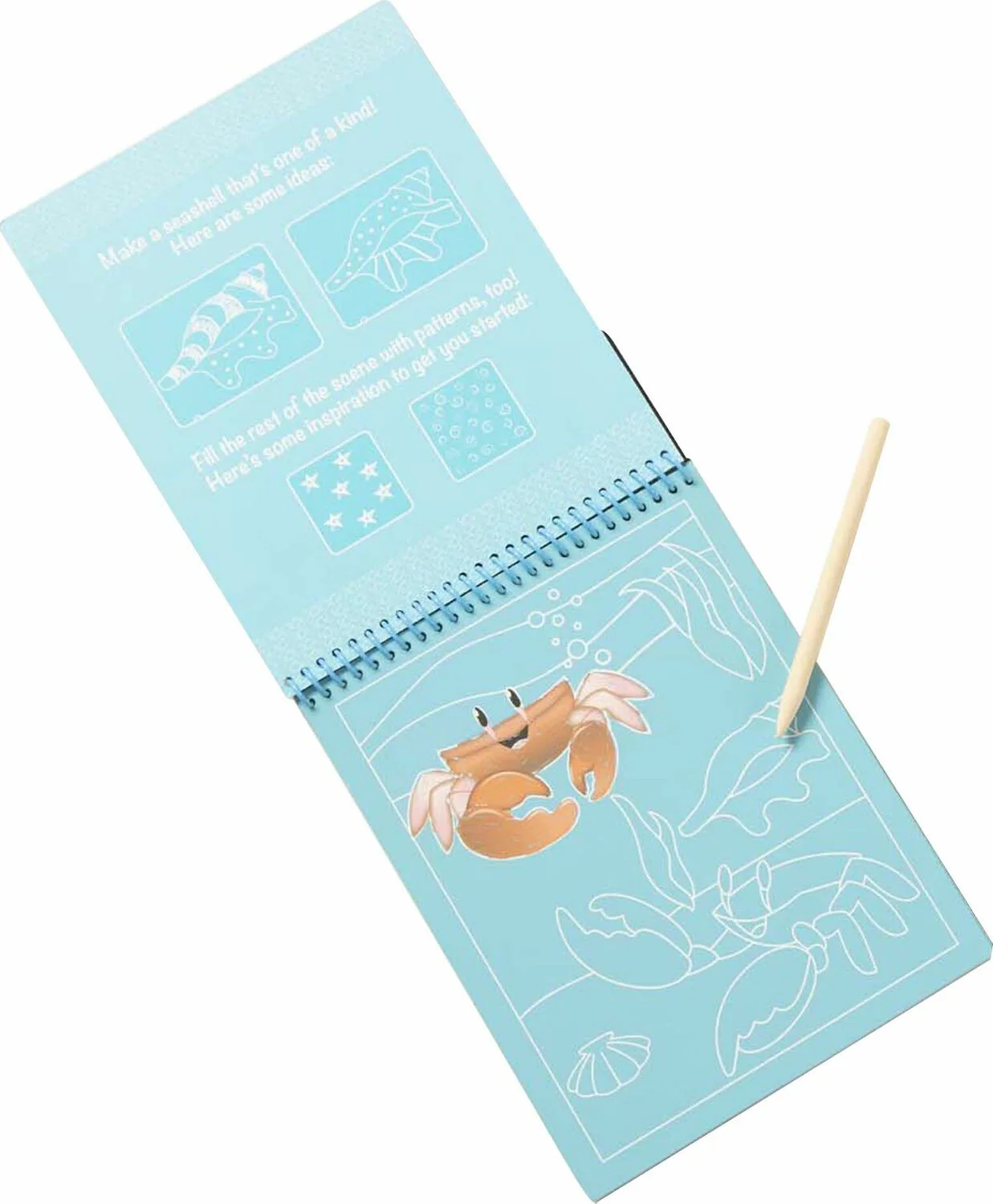 On the Go Scratch Art Color Reveal Pad - Sea Life - Image 2