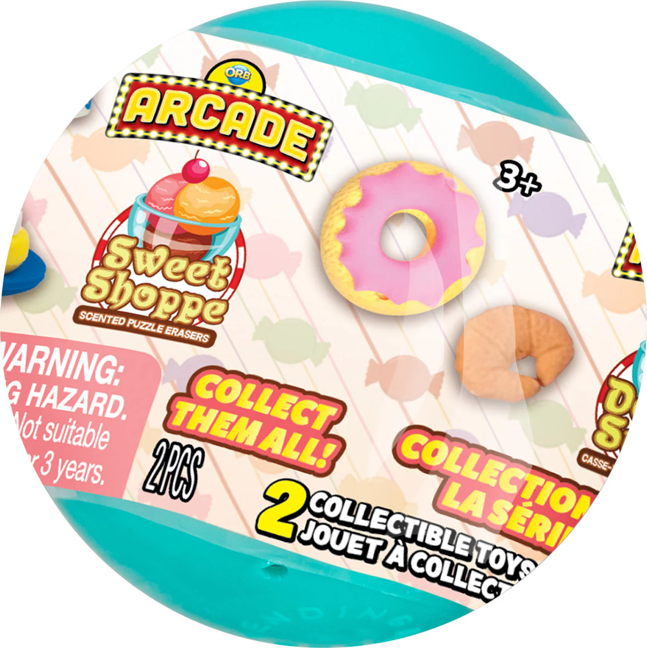 ORB Arcade Sweet Shoppe Erasers - Image 2