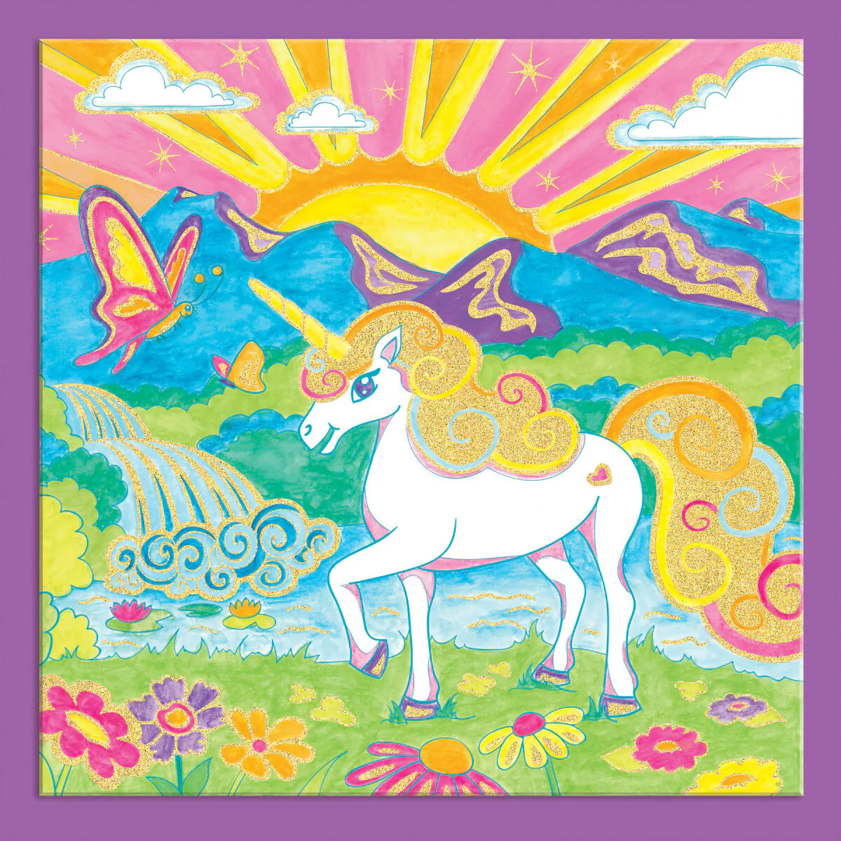 Paint by Number Unicorn Foil Fun - Image 3