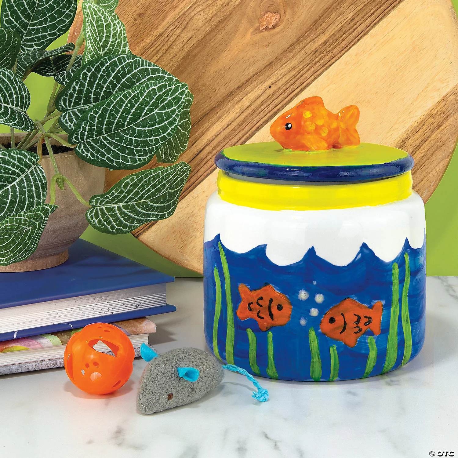 Paint Your Own Porcelain: Cat Treat Jar - Image 2