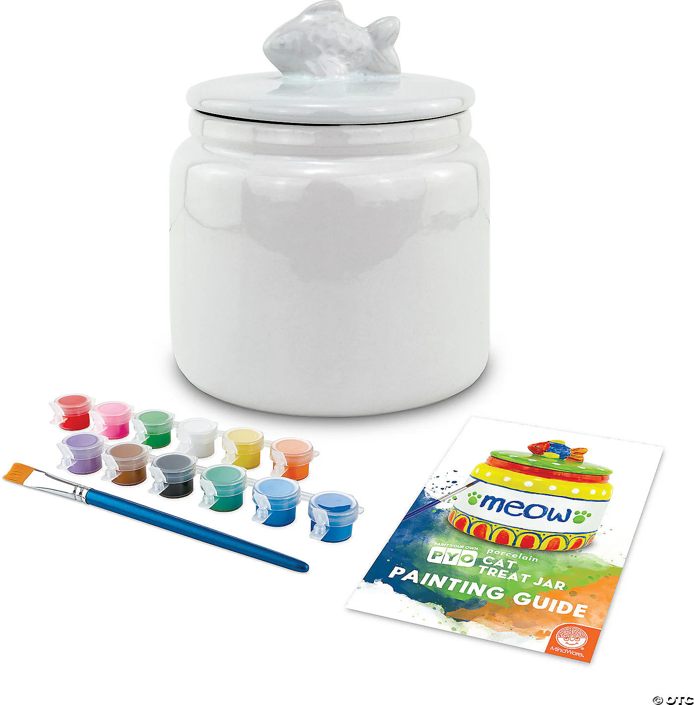 Paint Your Own Porcelain: Cat Treat Jar - Image 5