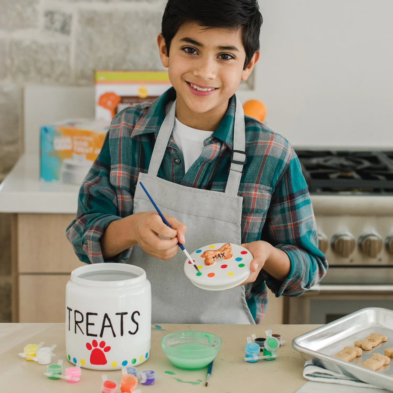 Paint Your Own Porcelain: Dog Treat Jar - Image 5