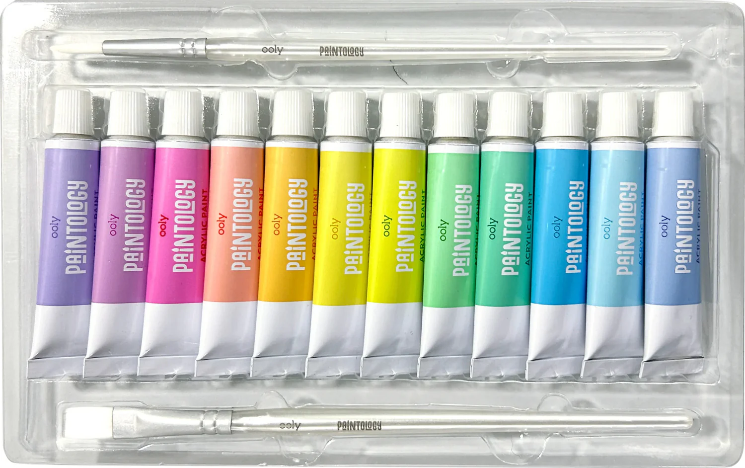 Paintology Acrylic Paints Set - Pastel Colors - Set of 12 - Image 3