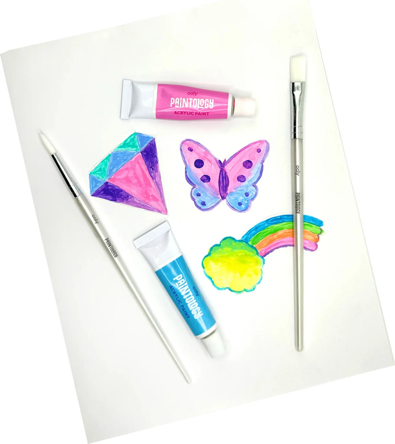 Paintology Acrylic Paints Set - Pastel Colors - Set of 12 - Image 4