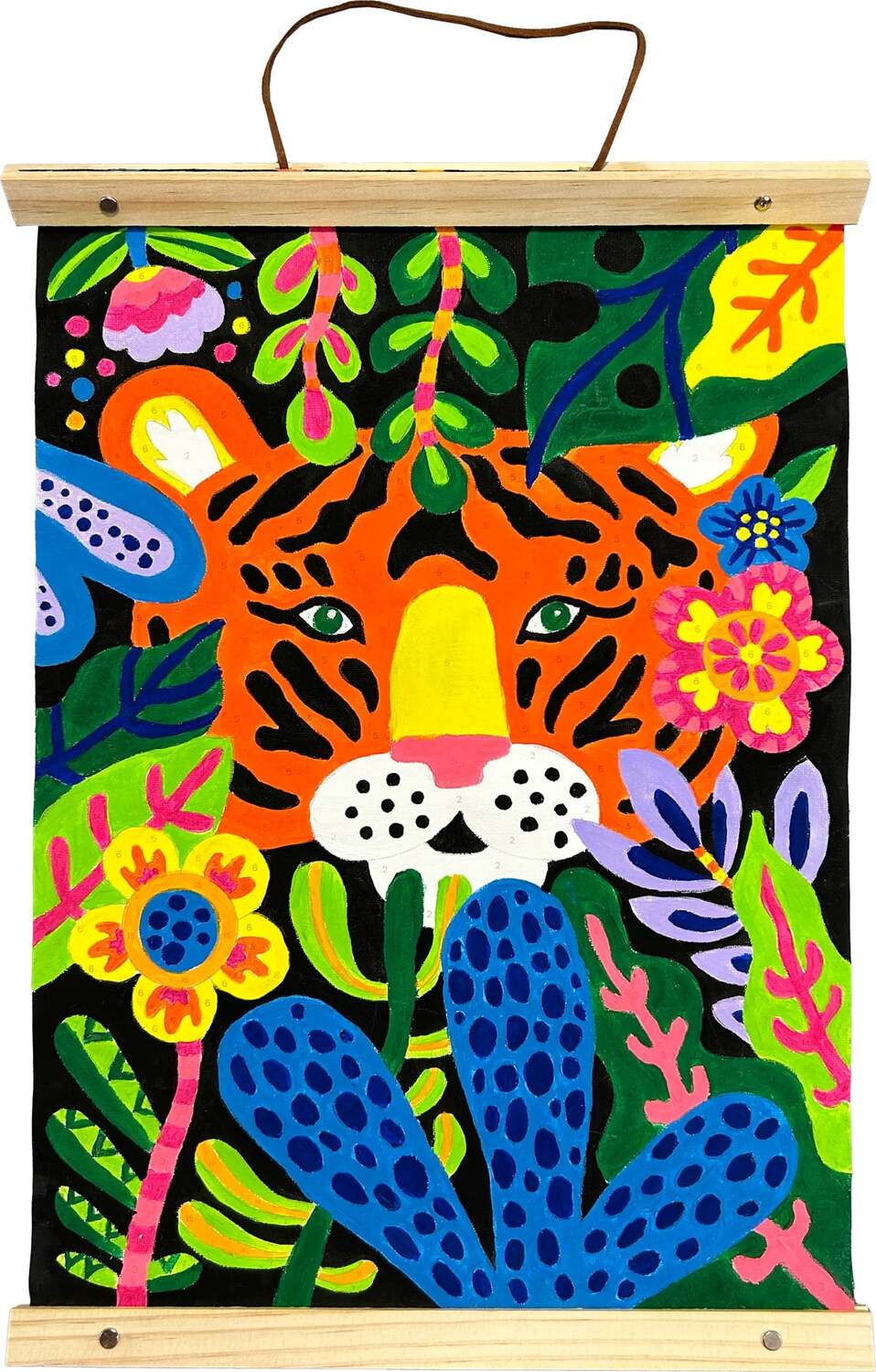 Paintology Paint-By-Number Canvas Kit - Tiger Eyes - Image 4