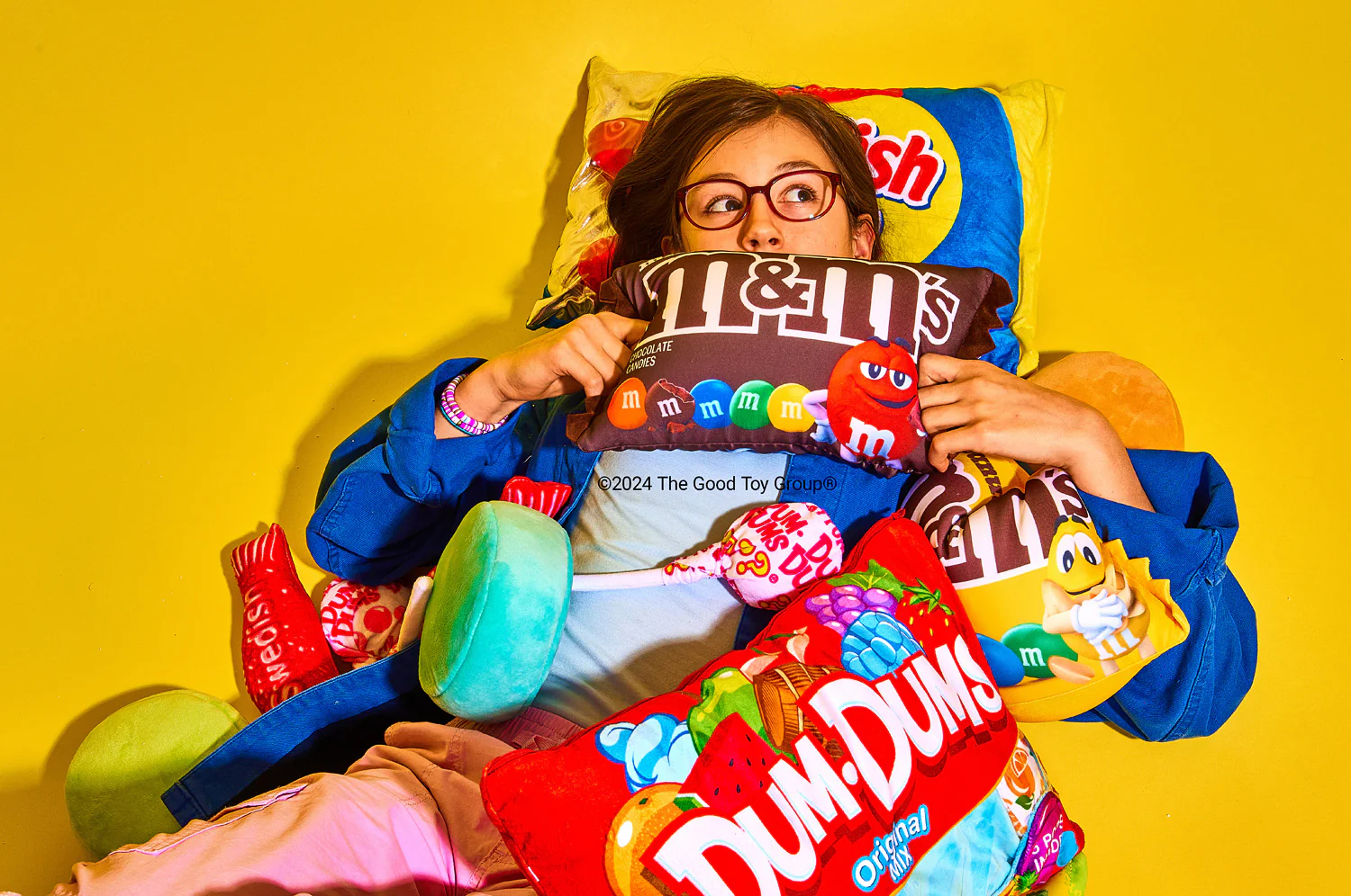 Peanut M&M's Candy Microbead Plush - Image 2