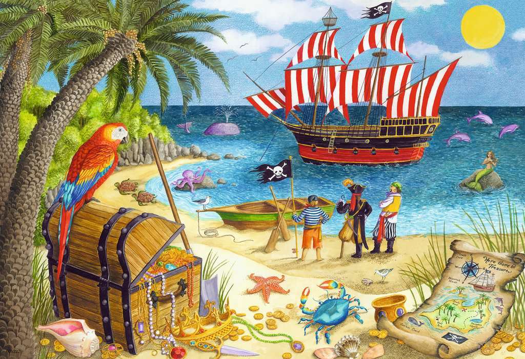 Pirates and Mermaids (2 x 24 pc Puzzles) - Image 3