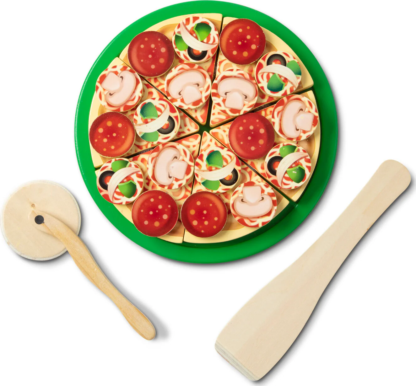 Pizza Party - Wooden Play Food - Image 3