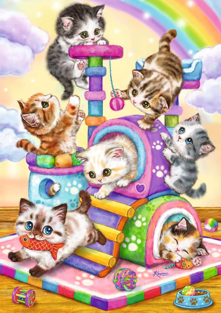 Playful Purr Babies 35 Pc Puzzle - Image 2