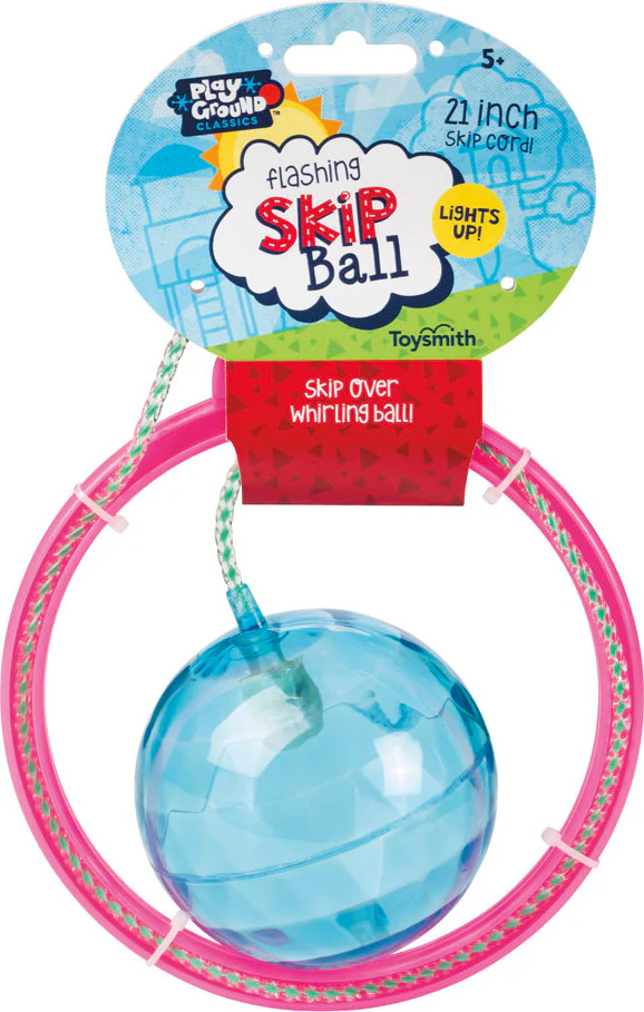 Playground Classics Flashing Skip Ball (Assorted Colors)