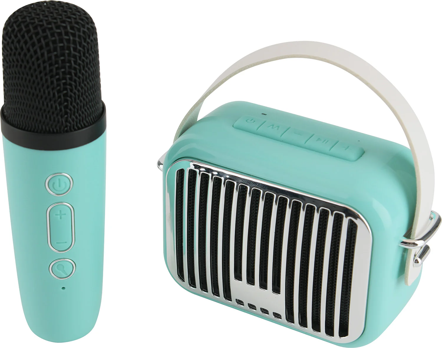Pocket Karaoke Speaker and Microphone Combo - Teal Edition - Image 2