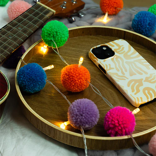 Pom Pom String Lights - Image 2