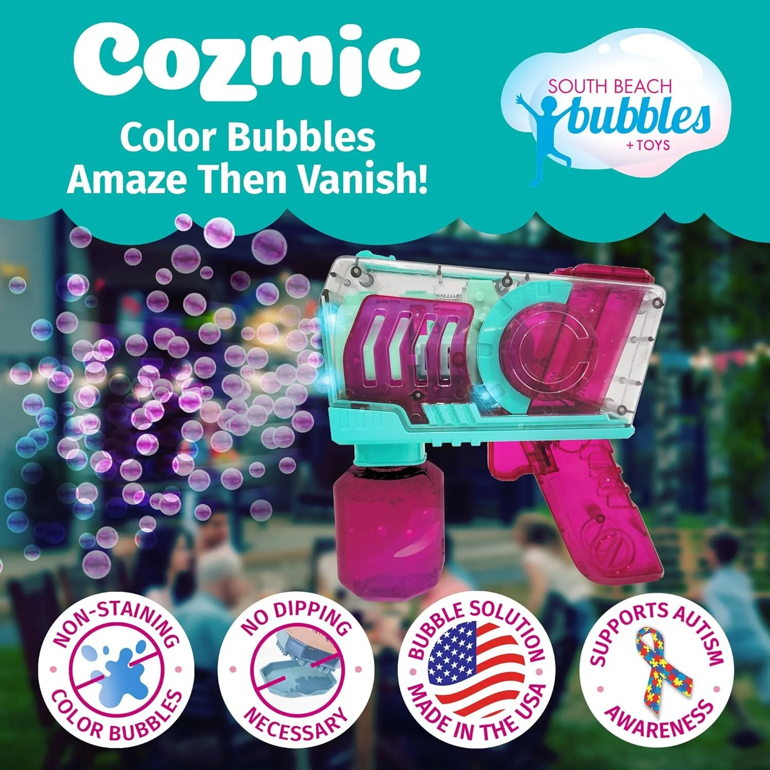 PoppinColorz Color Bubble Blaster (Cozmic) - Image 2