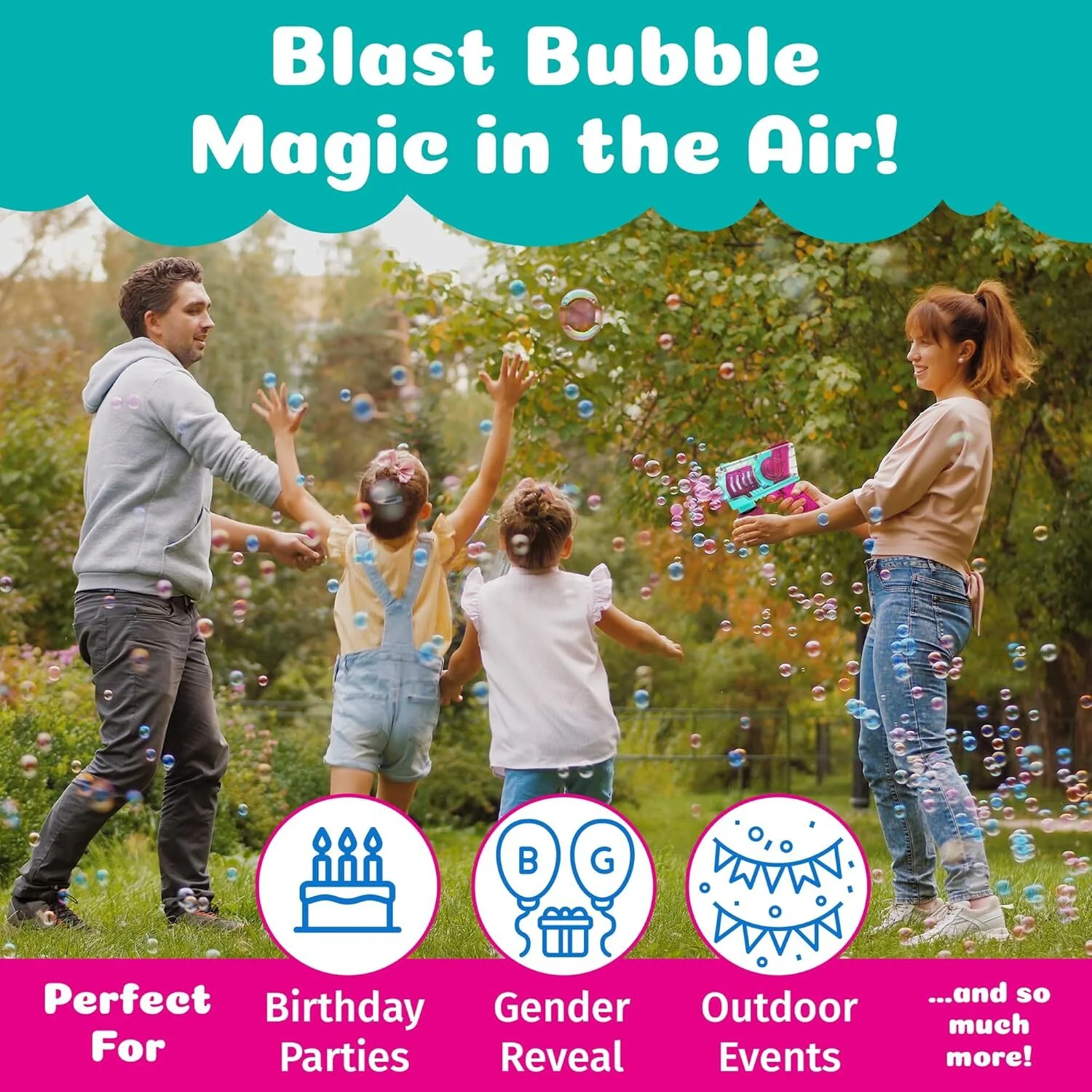 PoppinColorz Color Bubble Blaster (Cozmic) - Image 5