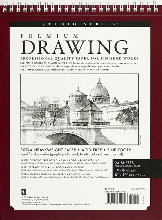 Premium Drawing Pad 8 X 10