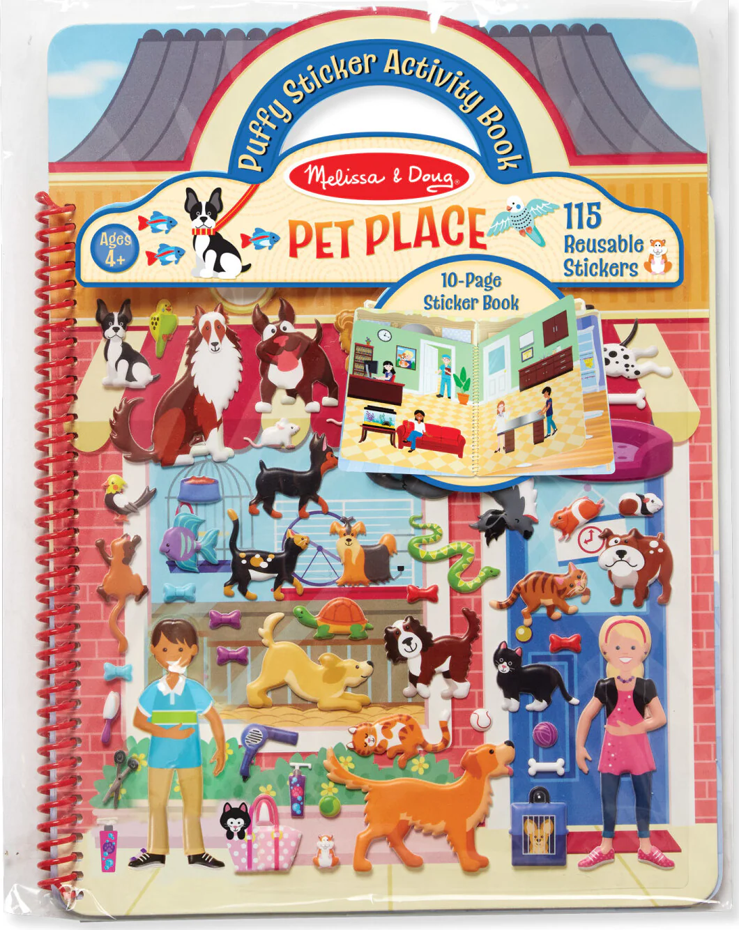 Puffy Sticker Activity Book - Pet Place - Image 2