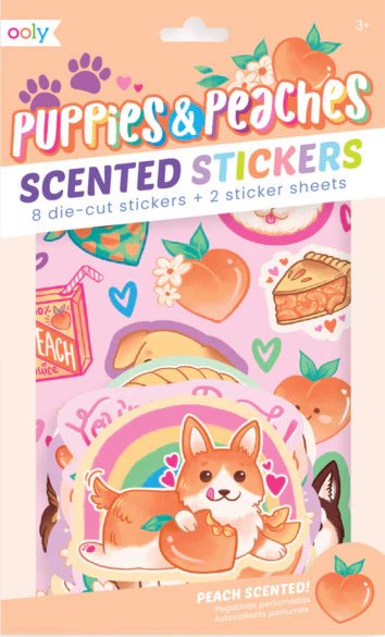 Puppies And Peaches Scented Stickers - Image 2