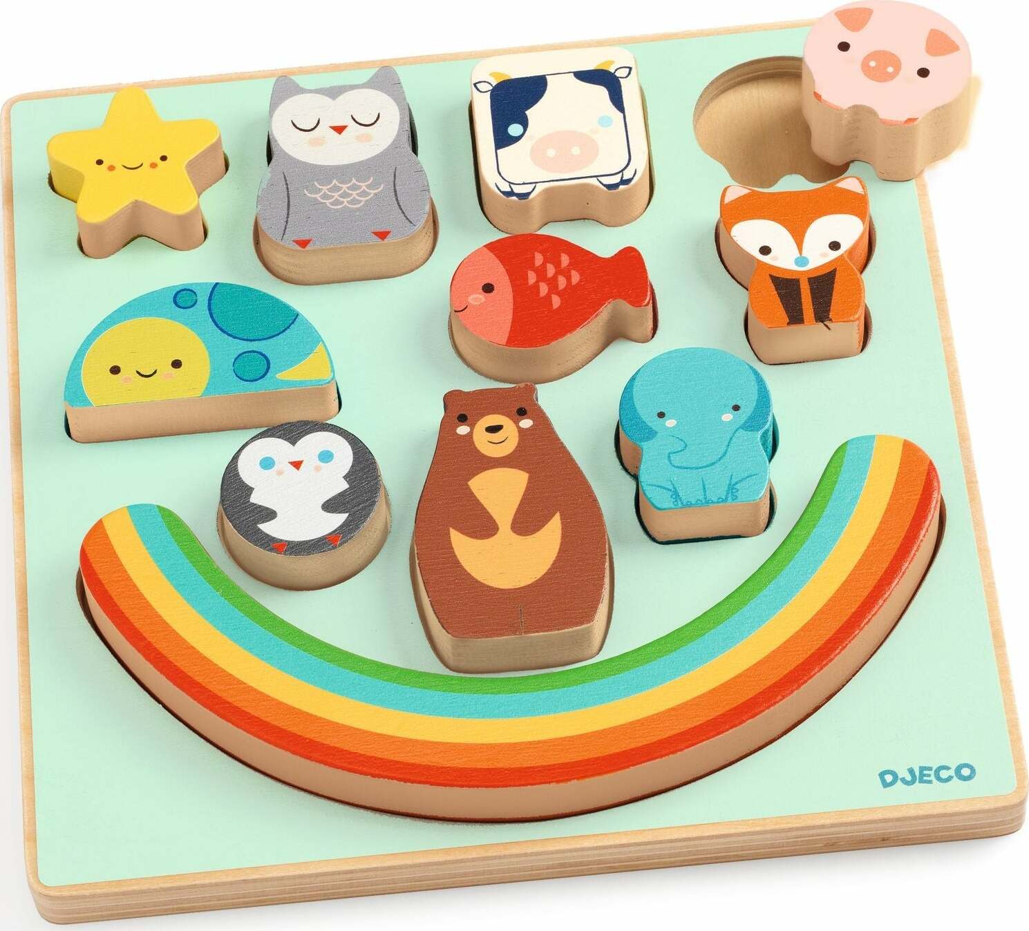 Puzz and Boom Rainbow Wooden Puzzle - Image 2