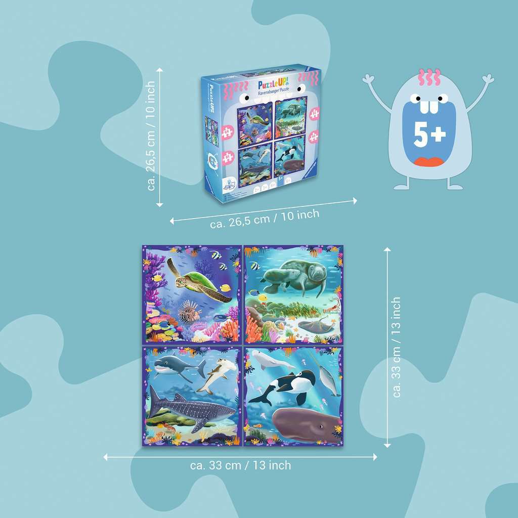 Puzzle Up - Ocean Life Puzzle (64, 72, 81, 90 pc) - Image 4