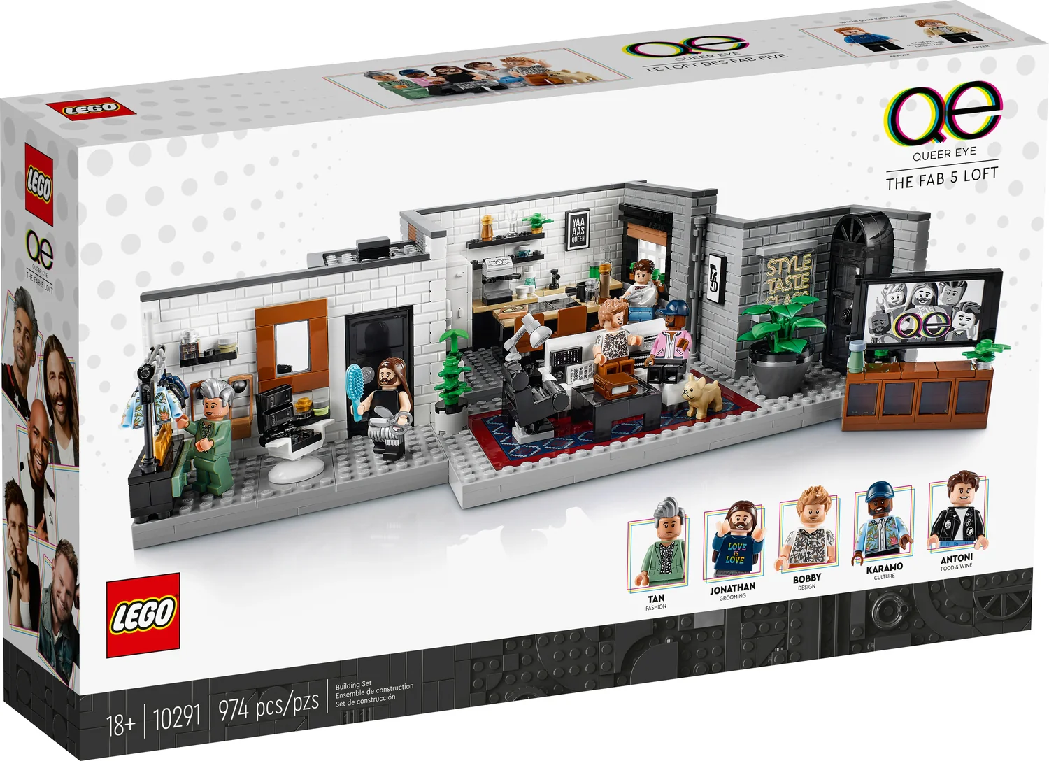 LEGO® Creator Expert: Queer Eye - The Fab 5 Loft 10291