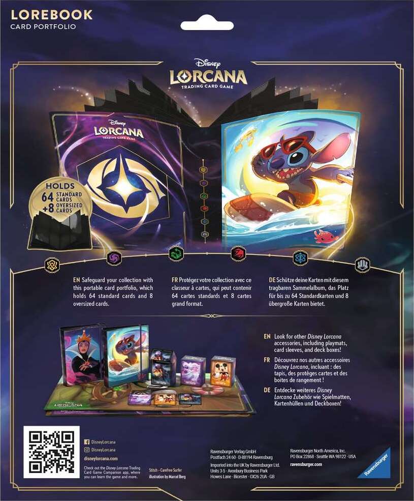 Ravensburger Disney Lorcana: The First Chapter TCG Portfolio - Stitch - Image 2