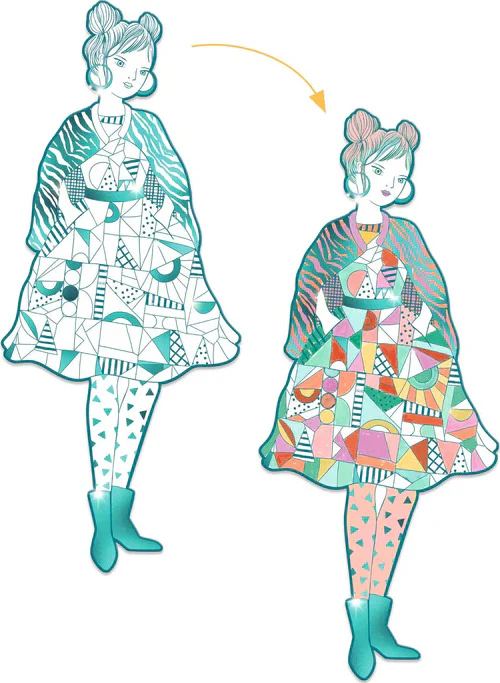 Rebekka and Friends Coloring Demoiselle - Image 3