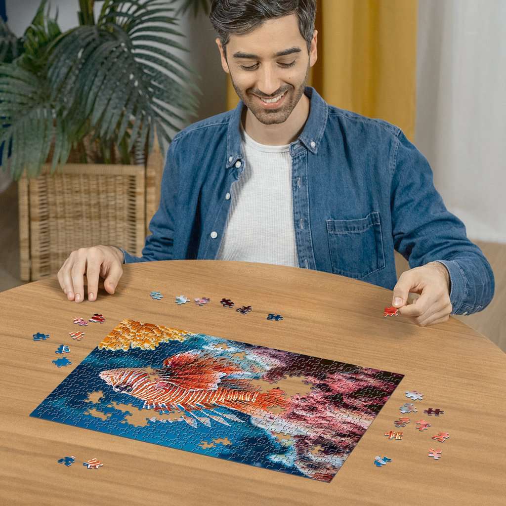 Red Lionfish Puzzle (500 pc) - Image 3