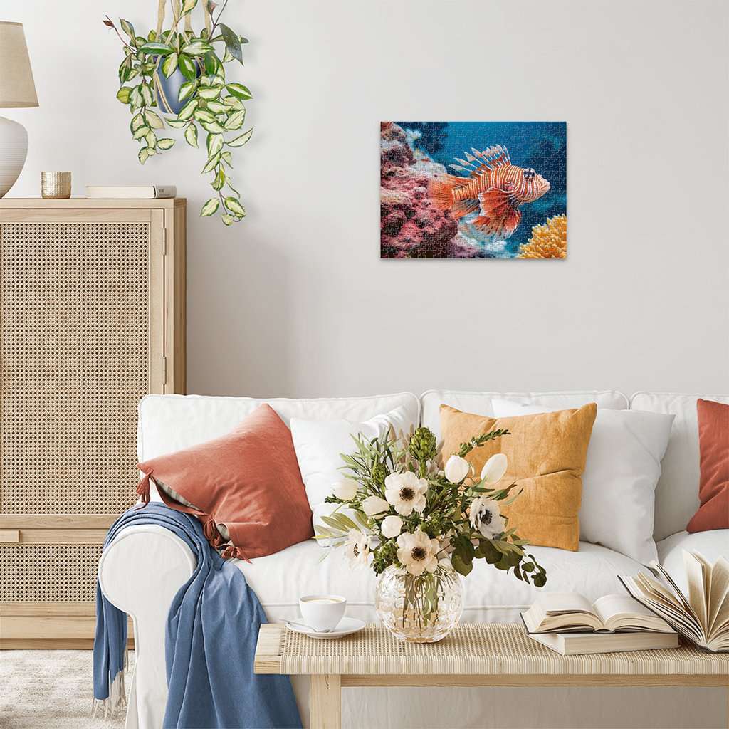 Red Lionfish Puzzle (500 pc) - Image 4