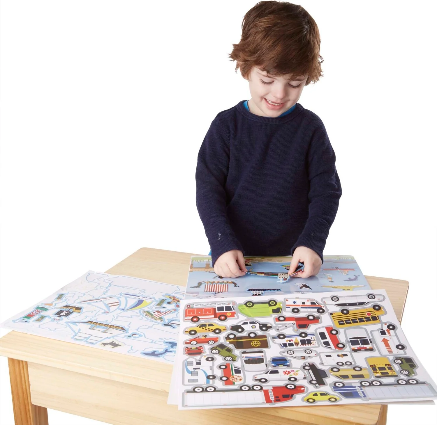 Reusable Sticker Pad - Vehicles - Image 3